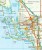 USA / Stany Zjednoczone: Floryda 1:500 000. Wodoodporna mapa samochodowa /10 / wydawnictwo Reise Know-How. Fragment 2