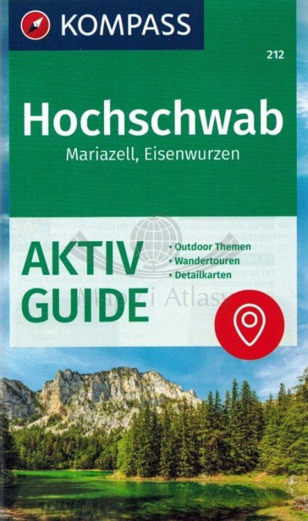 Hochschwab. Mariazell, Eisenwurzen. Mapa turystyczna 212 wydawnictwa Kompass. Informator