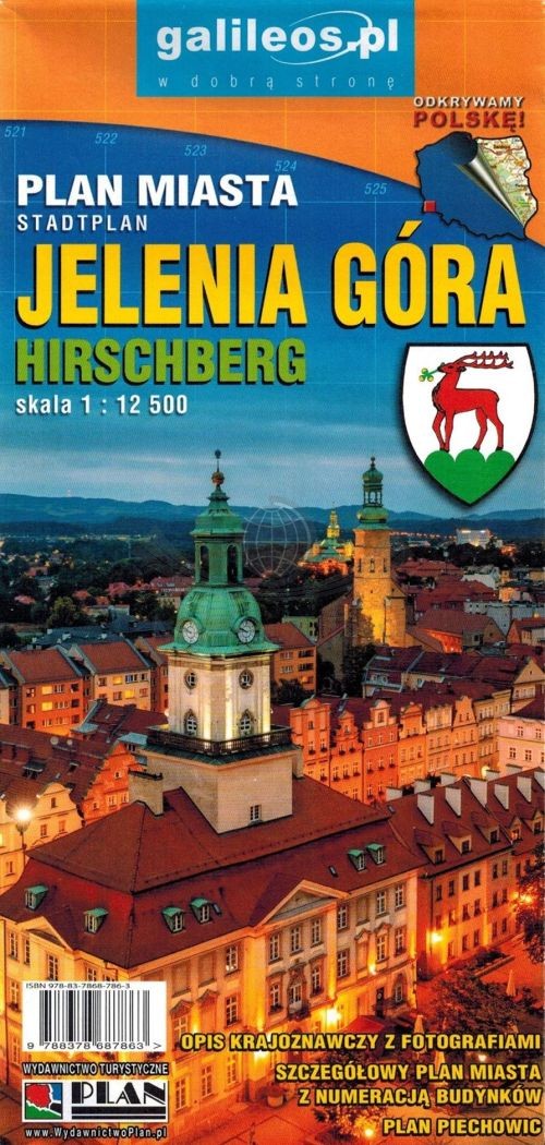 Jelenia Góra, Piechowice. Mapa/ Plan miasta. Galileos