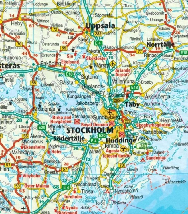 Morze Bałtyckie. Wodoodporna mapa samochodowo-turystyczna wydawnictwa Reise Know-How. Fragment 1