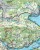 Jezioro Bodeńskie, mapa turystyczna, rowerowa 3333 wydawnictwa Kompass. Fragment 1