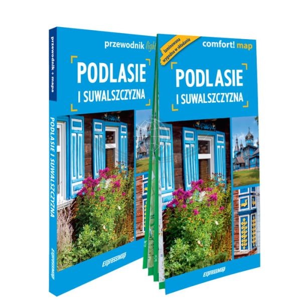 Podlasie i Suwalszczyzna. Przewodnik light + laminowana mapa przewodnik ExpressMap. Okładka