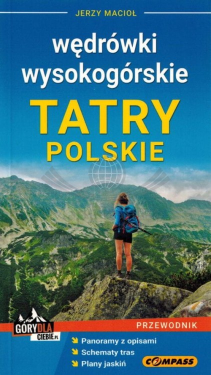 Tatry Polskie Wędrówki wysokogórskie Przewodnik  Compass okładka