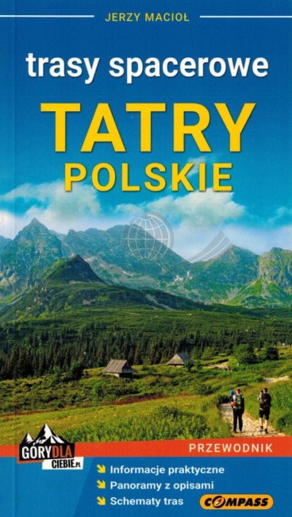 Tatry Polskie. Trasy spacerowe. Przewodnik wydawnictwa Compass. Okładka