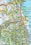 Korsyka, część południowa. Zestaw trzech map turystycznych 2251 Wydawnictwa Kompass. Mapa 3 - Fragment