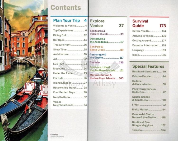 Wenecja. Przewodnik Pocket z mapą wydawnictwa Lonely Planet. Spis treści