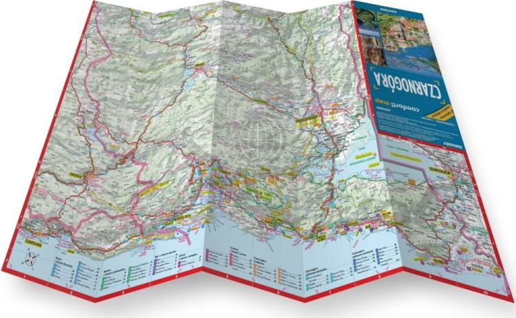 Czarnogóra. Przewodnik light + laminowana mapa wydawnictwa ExpressMap. Składanie mapy