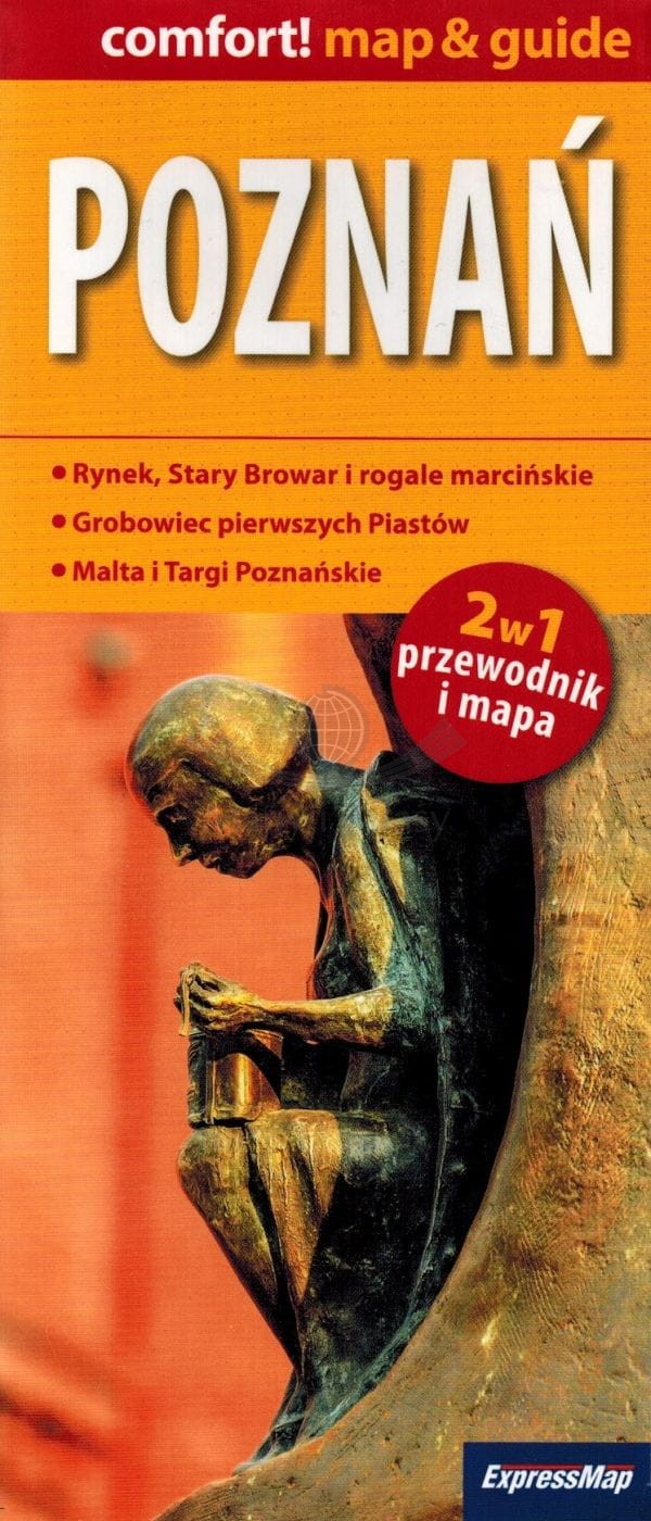 Poznań. Laminowana mapa / Plan miasta + Miniprzewodnik. ExpressMap