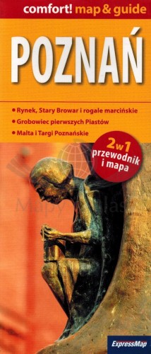 Poznań. Laminowana mapa / Plan miasta + Miniprzewodnik wydawnictwa ExpressMap. Okładka