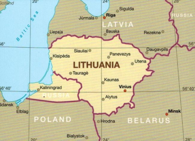 Litwa i Obwód Kaliningradzki 1:325 000. Wodoodporna mapa samochodowo-turystyczna wydawnictwa Reise Know-How. Zasięg
