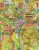 Południowy Tyrol, Trydent, Jezioro Garda 1:150 000. Wodoodporna mapa rowerowa. Fragment 2
