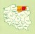Mazury. Kraina Wielkich Jezior. Mapa turystyczna wydawnictwa TopMapa. Zasięg