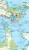 Mazury. Kraina Wielkich Jezior. Mapa turystyczna wydawnictwa TopMapa. Fragment 1