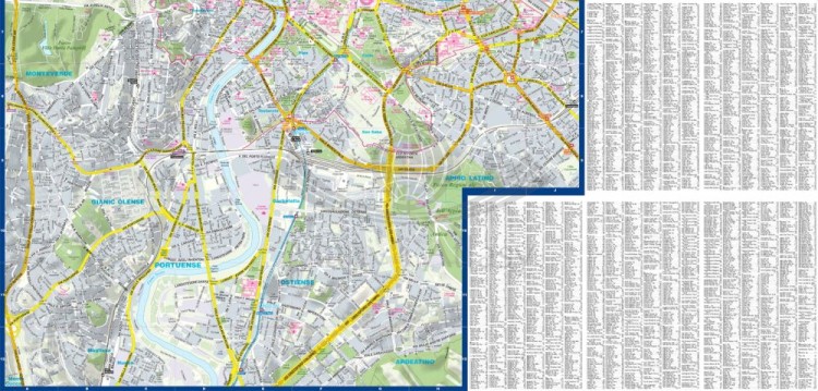 Rzym 1:15 000. Laminowana mapa kieszonkowa / Plan miasta. wydawnictwa ExpressMap. Strona 2