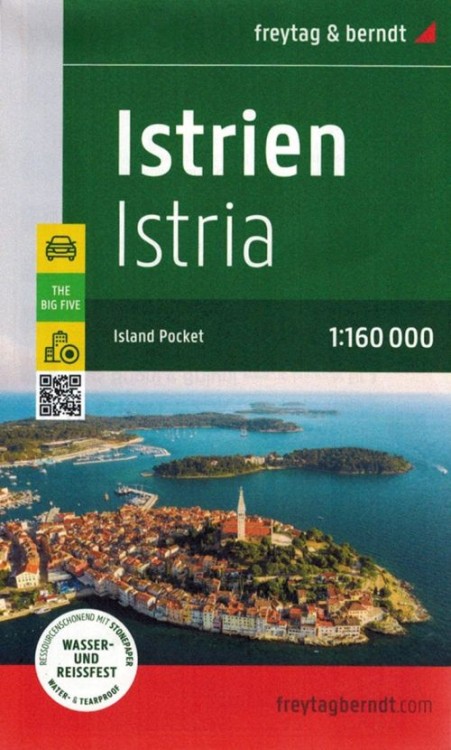 Istria 1: 160 000. Mapa samochodowo-turystyczna wydawnictwa Fytag & Berndt. Okładka