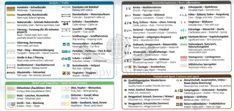 Nordliche Frankische Schweiz . Wodoodporna mapa turystyczna 165 wydawnictwa Kompass. Spis treści 1