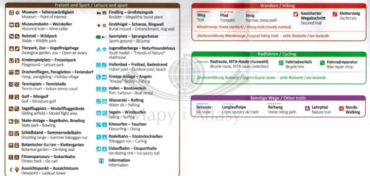 Nordliche Frankische Schweiz . Wodoodporna mapa turystyczna 165 wydawnictwa Kompass. Spis treści 2