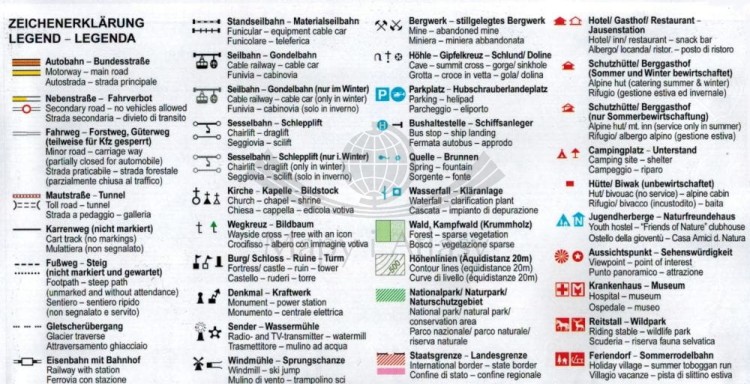 Dachsteingebirge, Hallstatter See. Wodoodporna mapa turystyczna 550 wydawnictwa Kompass. Spis treści 2