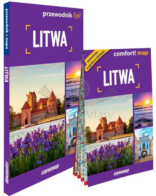 Litwa. Przewodnik light + laminowana mapa wydawnictwa ExpressMap. Okładka