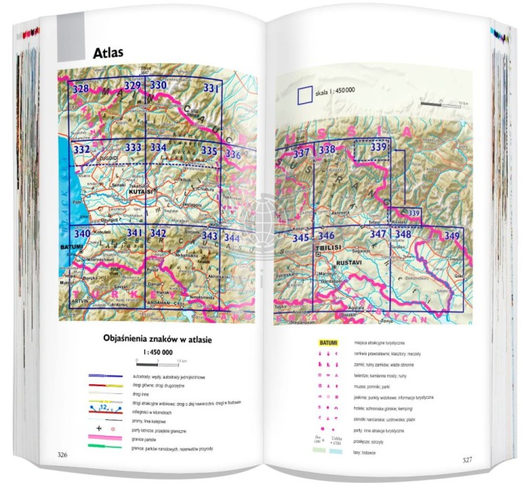 Gruzja 3 w 1. Przewodnik, atlas i laminowana mapa wydawnictwa ExpressMap. Przykładowe strony 2