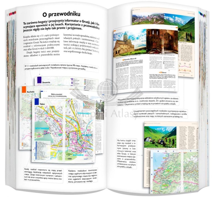 Gruzja 3 w 1. Przewodnik, atlas i laminowana mapa wydawnictwa ExpressMap. Przykładowe strony 3