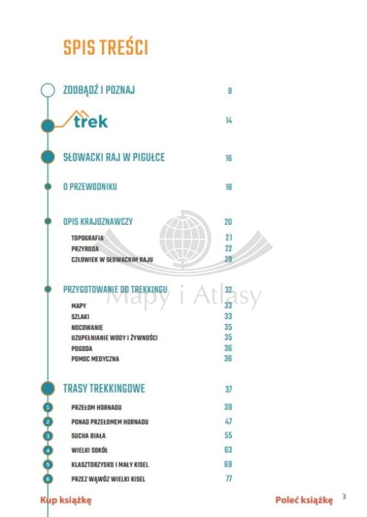 Słowacki Raj. Przewodnik z serii trek&travel. Spis treści 1