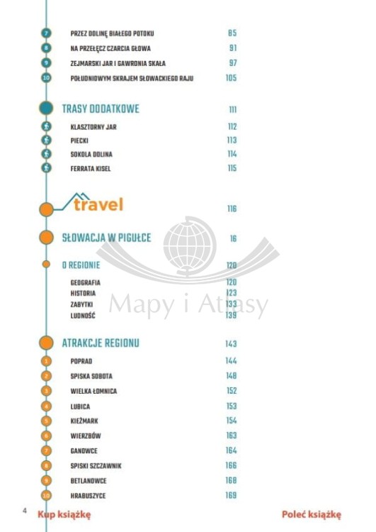 Słowacki Raj. Przewodnik z serii trek&travel. Spis treści 2