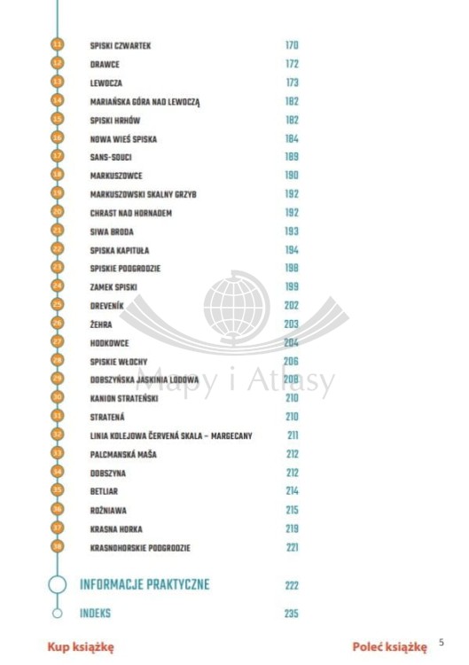 Słowacki Raj. Przewodnik z serii trek&travel. Spis treści 3