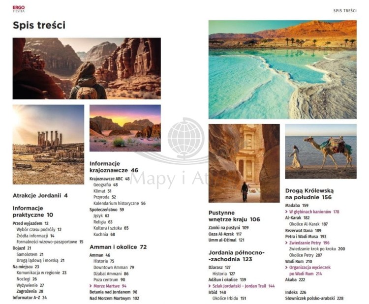 Jordania. Przewodnik travelbook wydawnictwa Bezdroża. Spis treści