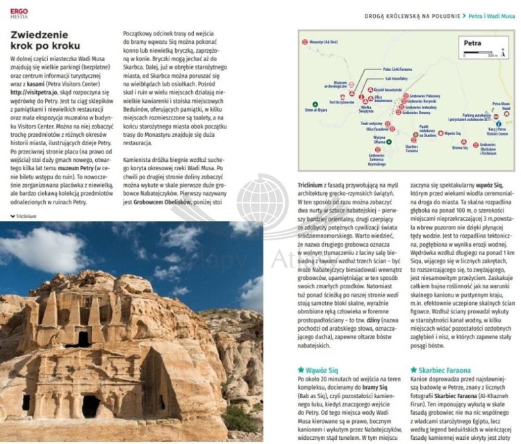 Jordania. Przewodnik travelbook wydawnictwa Bezdroża. Przykładowe strony 4