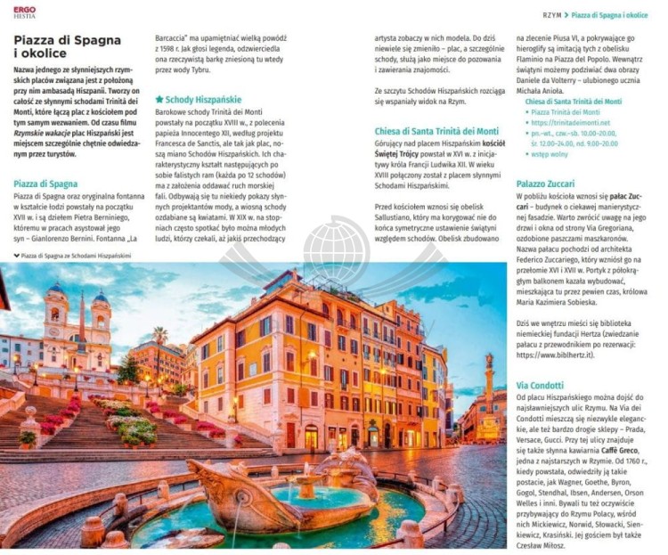 Rzym i Watykan. Przewodnik travelbook wydawnictwo Bezdroża. Przykładowa strona 1