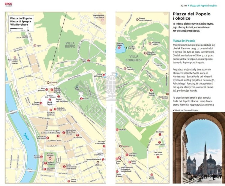 Rzym i Watykan. Przewodnik travelbook wydawnictwo Bezdroża. Przykładowa strona 2