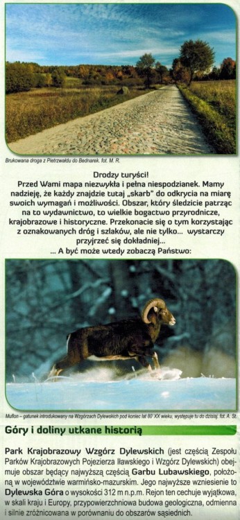 Park Krajobrazowy Wzgórz Dylewskich 1:25 000. Mapa turystyczna wydawnictwa Eko-Kapio. Informator - fragment