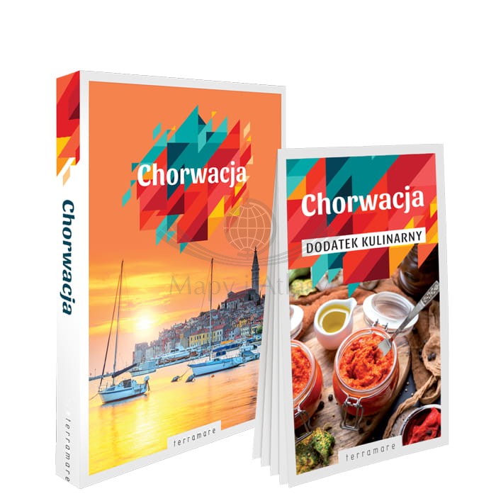 Chorwacja. Przewodnik terramare z dodatkiem kulinarnym wydawnictwa ExpressMap. Okładka