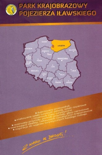 Park Krajobrazowy Pojezierza Iławskiego 1:40 000. Mapa turystyczna wydawnictwa Eko-Kapio. Okładka - tył