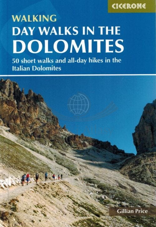 Dolomity - krótkie trasy / Shorter walks in the Dolomites. Przewodnik wydawnictwa Cicerone. Okładka