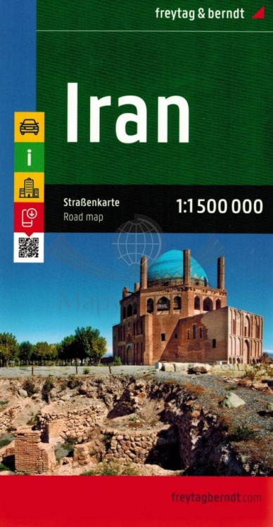 Iran 1:1 500 000. Mapa samochodowa wydawnictwa Freytag & Berndt. Okładka