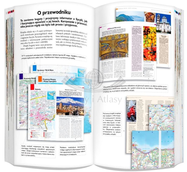 Sycylia. Przewodnik z atlasem wydawnictwa ExpressMap. Przykładowe strony 1