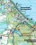 Uznam, Zalew Szczeciński / Usedom, Stettiner Haff, Greifswald 1:70 000. Wodoodporna mapa turystyczna, rowerowa 3349 wydawnictwa Kompass. Fragment 1