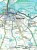 Uznam, Zalew Szczeciński / Usedom, Stettiner Haff, Greifswald 1:70 000. Wodoodporna mapa turystyczna, rowerowa 3349 wydawnictwa Kompass. Fragment 2