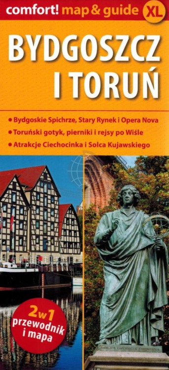 Bydgoszcz i Toruń. Laminowana mapa / Plan miasta + Miniprzewodnik wydawnictwa ExpressMap. Okładka