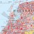 Europa 1:4 500 000. Mapa w ramie drewnianej. Kody pocztowe. Język polski. Fragment 1