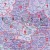 Europa 1:4 500 000. Mapa w ramie drewnianej. Kody pocztowe. Język polski. Fragment 3