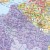 Europa 1:3 750 000. Mapa. Kody pocztowe. Język angielski. Wersja do wpinania. Fragment 2