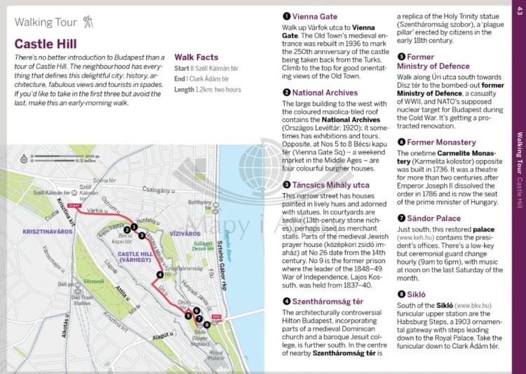 Budapeszt / Budapest. Przewodnik wydawnictwa Lonely Planet. Przykładowe strony 5