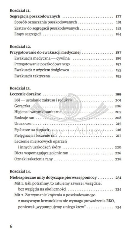 Pierwsza pomoc przedmedyczna: outdoor, survival, wojna. Poradnik wydawnictwa Bezdroża. Spis treści 3