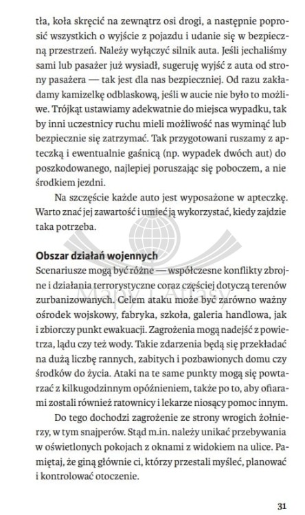 Pierwsza pomoc przedmedyczna: outdoor, survival, wojna. Poradnik wydawnictwa Bezdroża. Fragment 2
