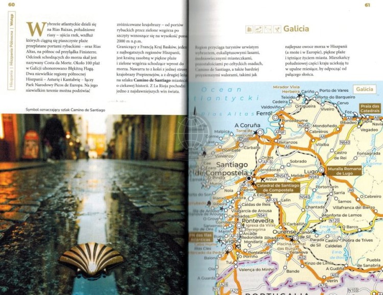 Hiszpania Inspirator podróżniczy + mapa wydawnictwa Pascal. Przykładowe strony 3