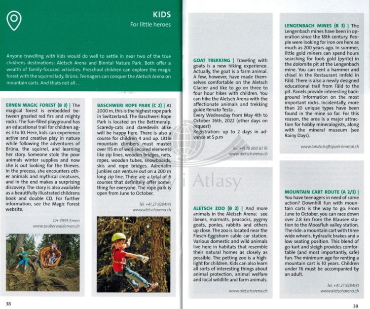 Parco Naturale Alpe Veglia e Alpe Devero Valle Antigorio, Val Formazza. Wodoodporna mapa turystyczna 89 wydawnictwa Kompass. Informator - przykładowa strona 1