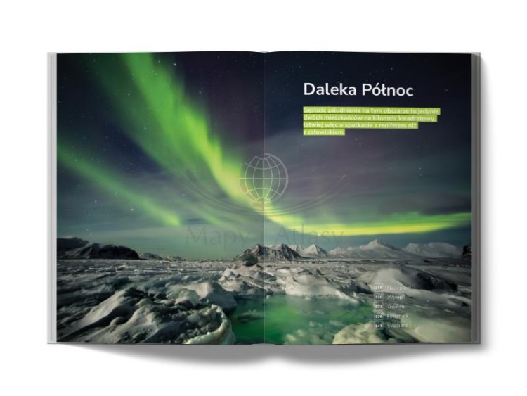 Norwegia "Inspirator Podróżniczy". Przewodnik + mapa wydawnictwa Pascal. Przykładowa strona 3